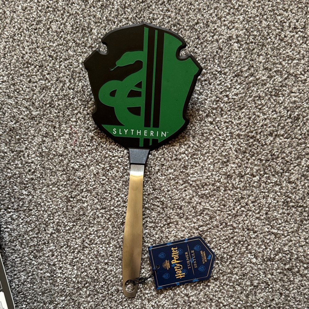 Williams Sonoma Slytherin Crest Spatula - Green and Black